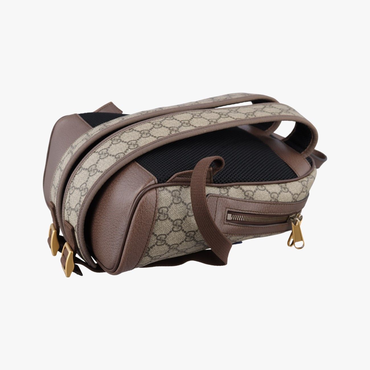 Gucci Three Little Pigs Brown Multicolor Backpack — view 6