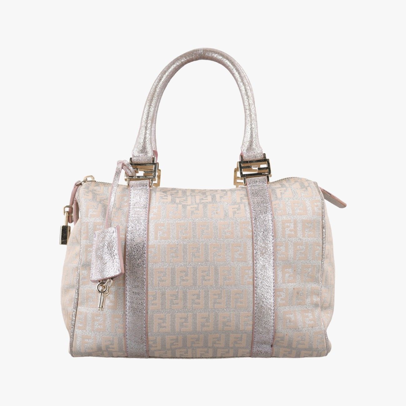 Fendi Sequin Yellow Gradient Pink Canvas