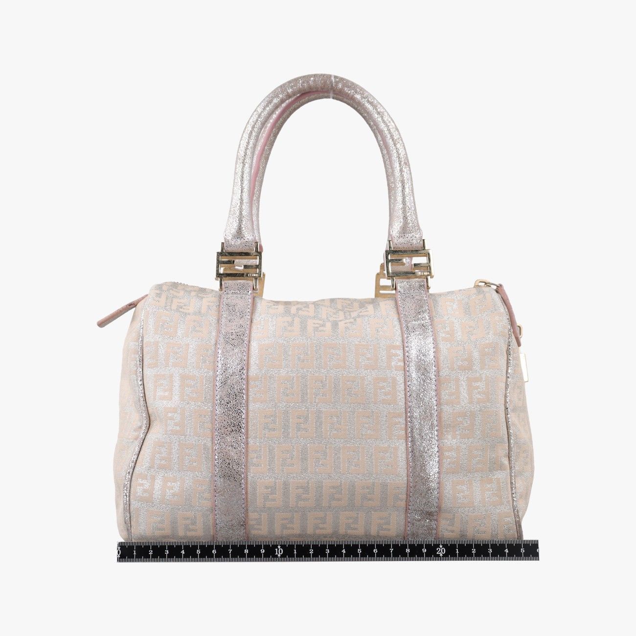 Fendi Sequin Yellow Gradient Pink Canvas — view 2