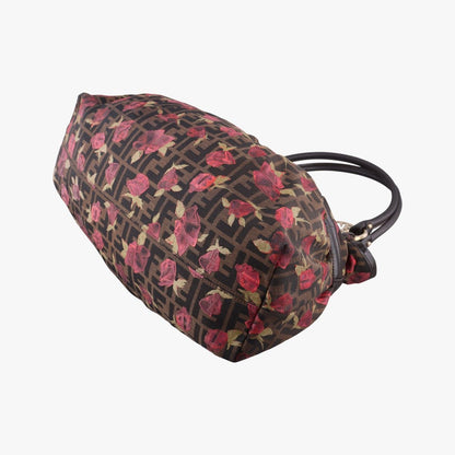 Fendi Zucca Print Brown Multicolor Canvas — view 6