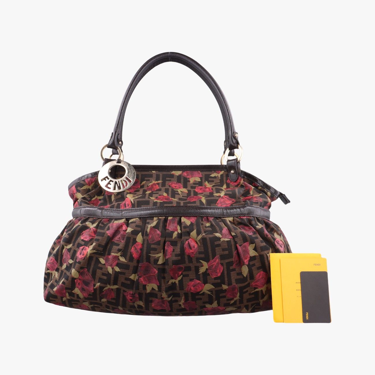 Fendi Zucca Print Brown Multicolor Canvas