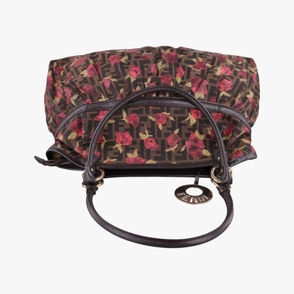 Fendi Zucca Print Brown Multicolor Canvas — view 8