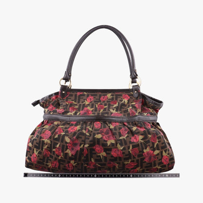 Fendi Zucca Print Brown Multicolor Canvas — view 2