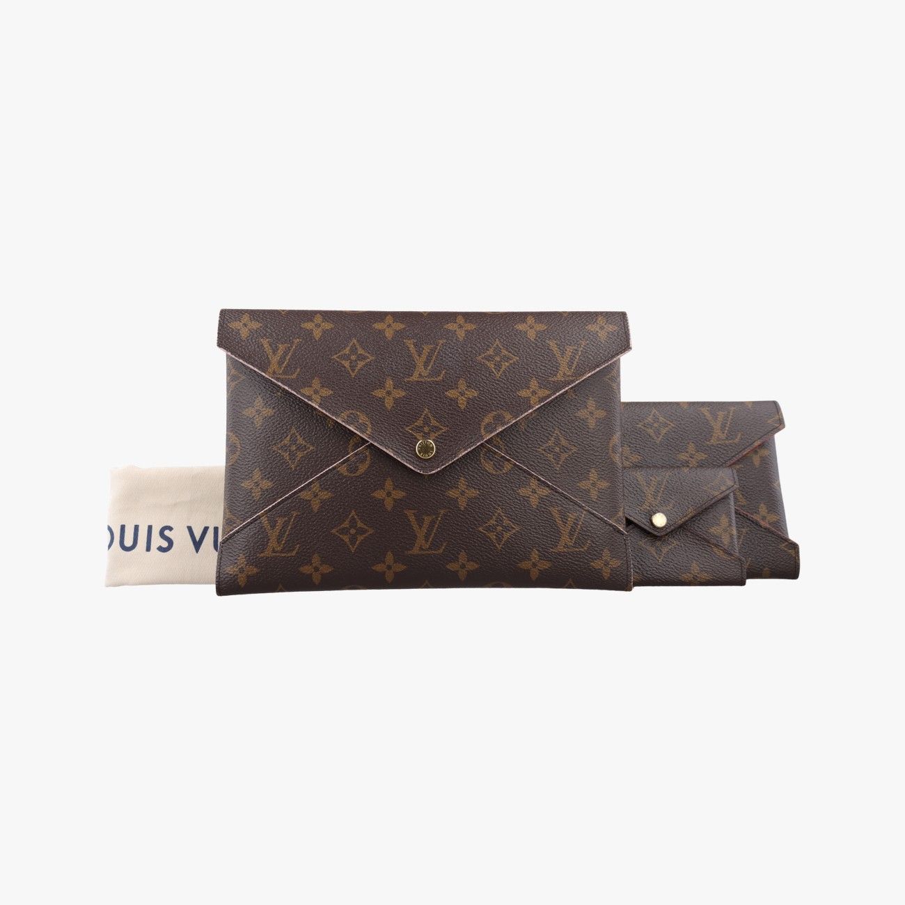 Louis Vuitton Pochette Kirigami Monogram Brown Canvas Pouch