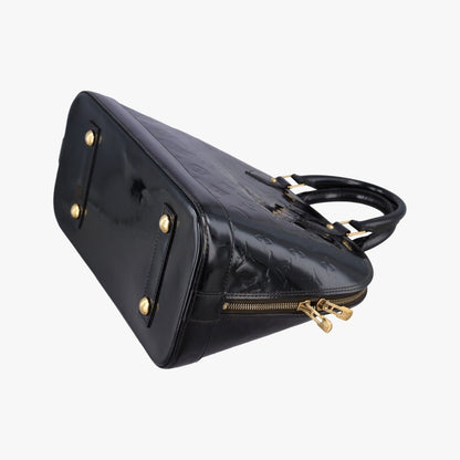 Louis Vuitton Alma PM Black Vernis Handbag — view 4