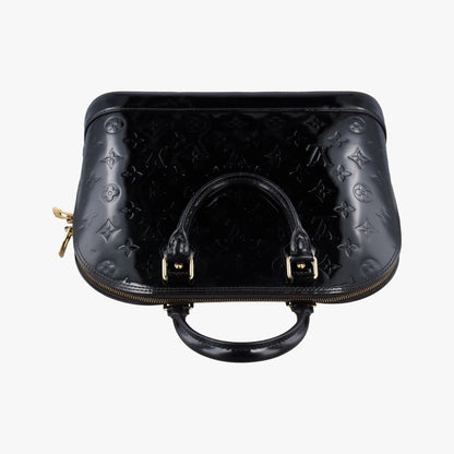 Louis Vuitton Alma PM Black Vernis Handbag — view 8