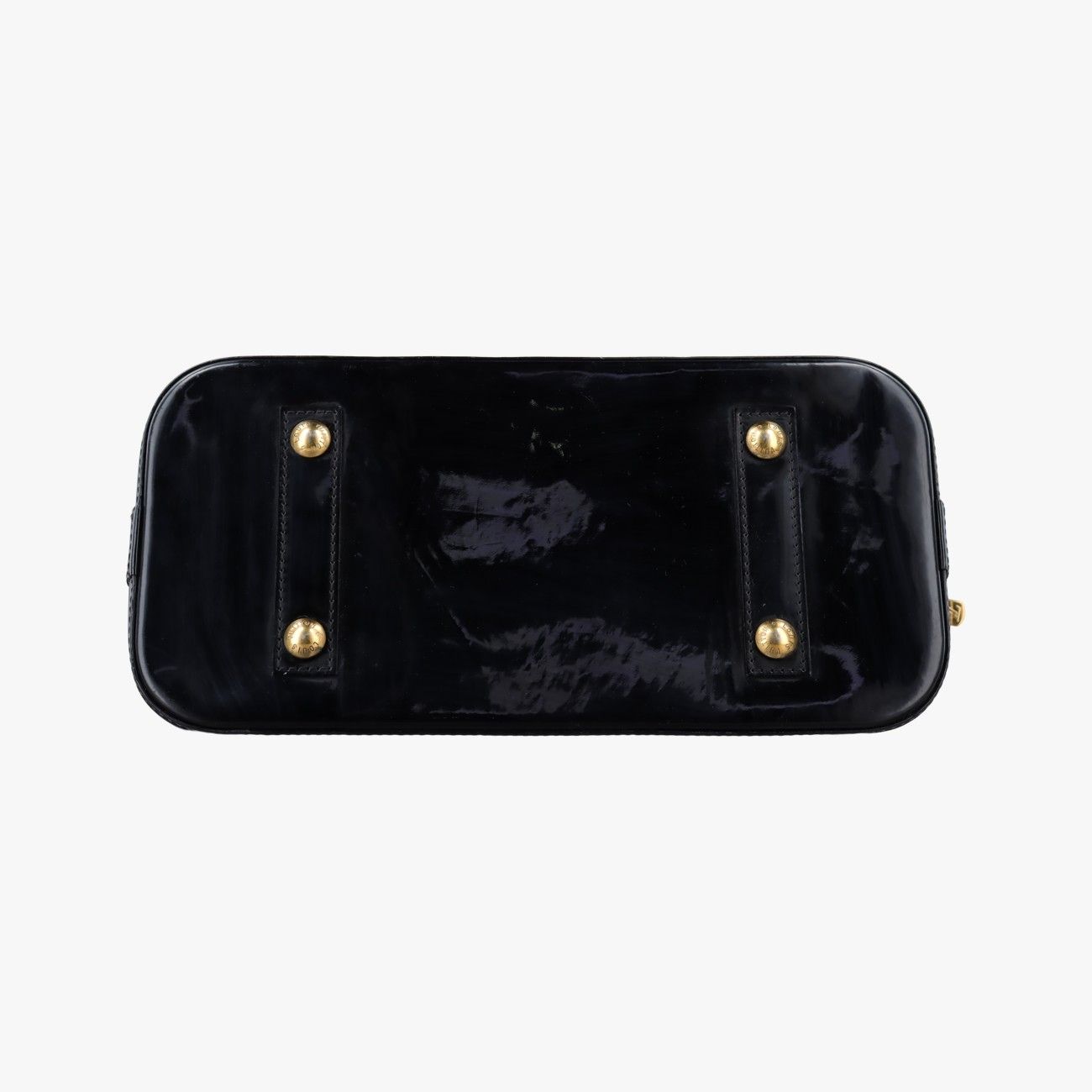 Louis Vuitton Alma PM Black Vernis Handbag — view 3