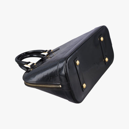 Louis Vuitton Alma PM Black Vernis Handbag — view 5