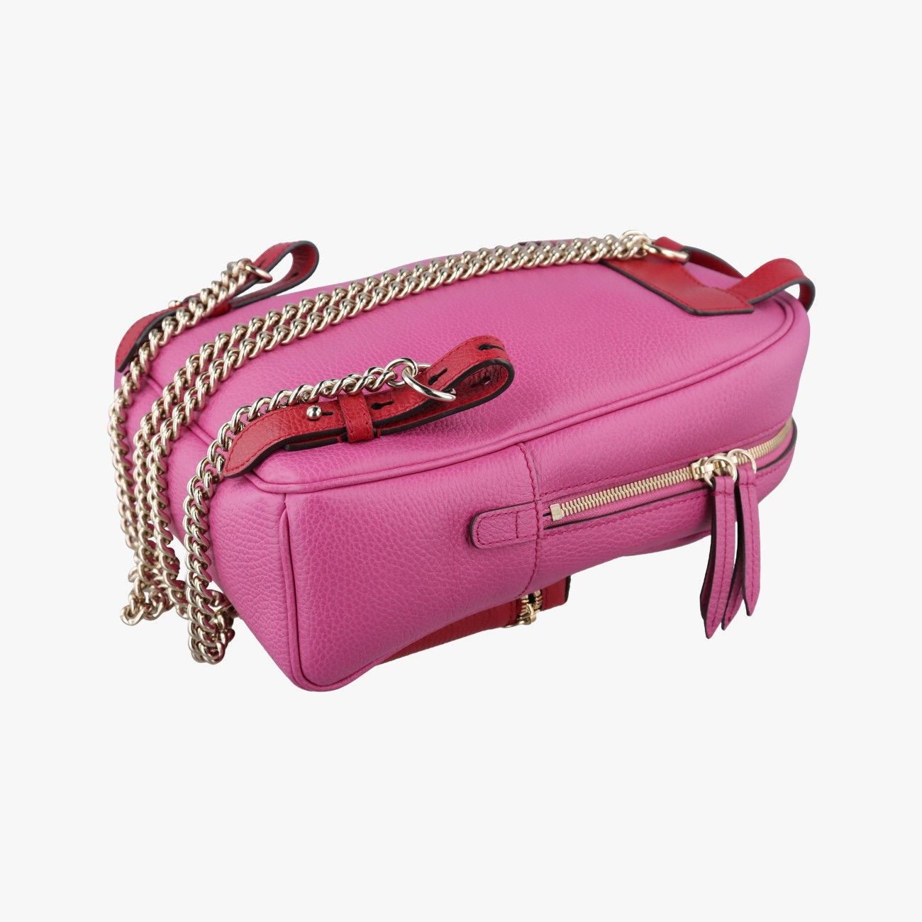 Gucci Soho Rose Red Leather Backpack — view 6