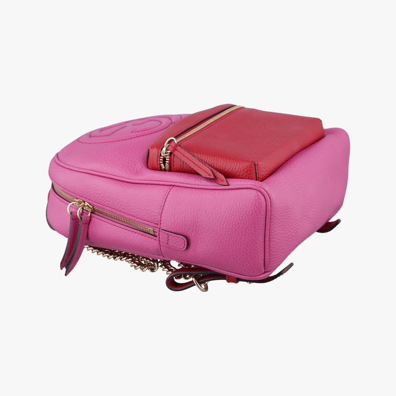 Gucci Soho Rose Red Leather Backpack — view 5