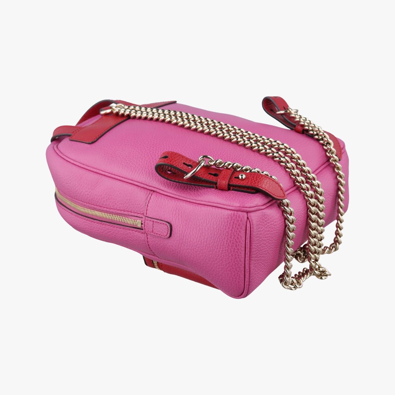 Gucci Soho Rose Red Leather Backpack — view 7