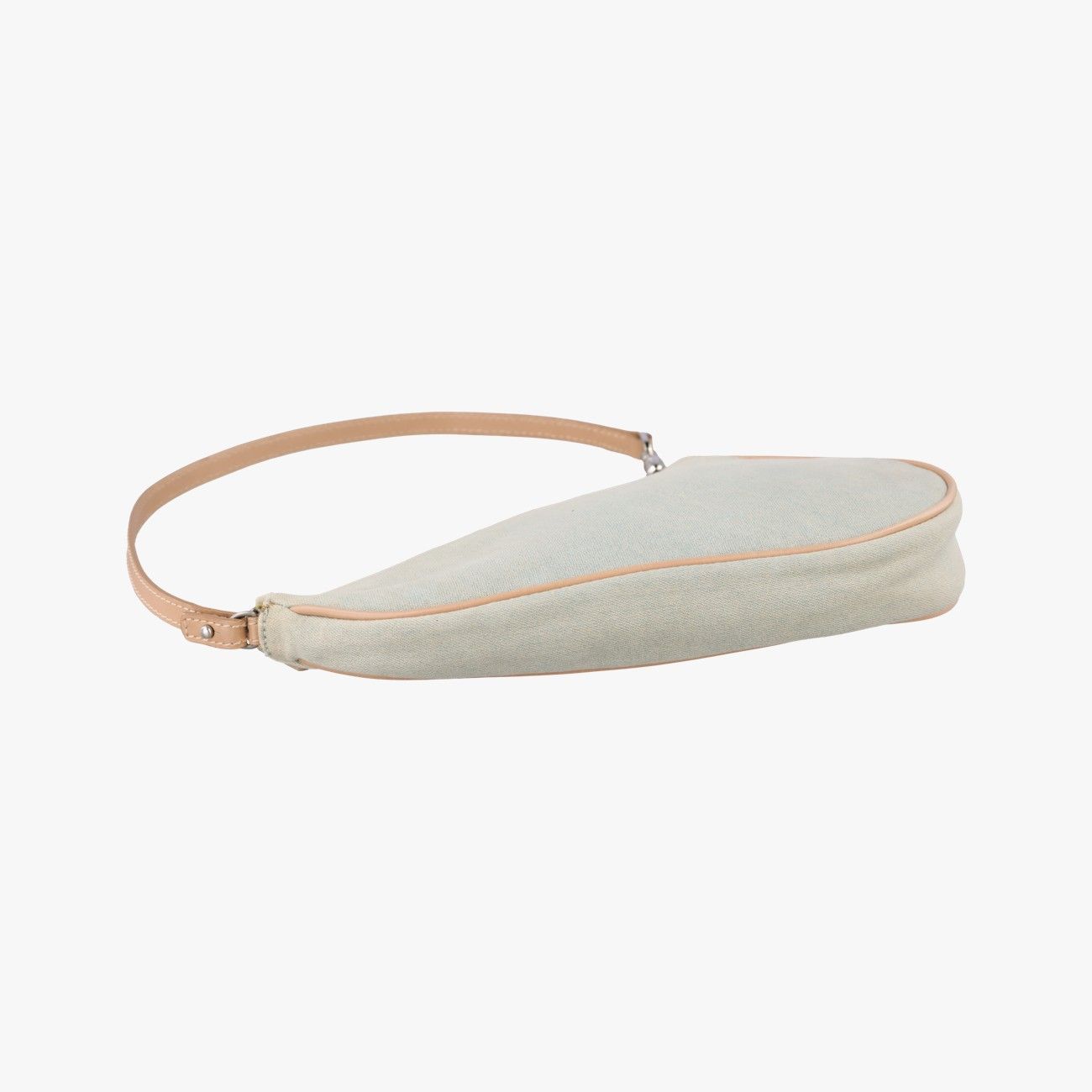 Dior Saddle Blue Fabric PZ Shoulder Bag — view 7