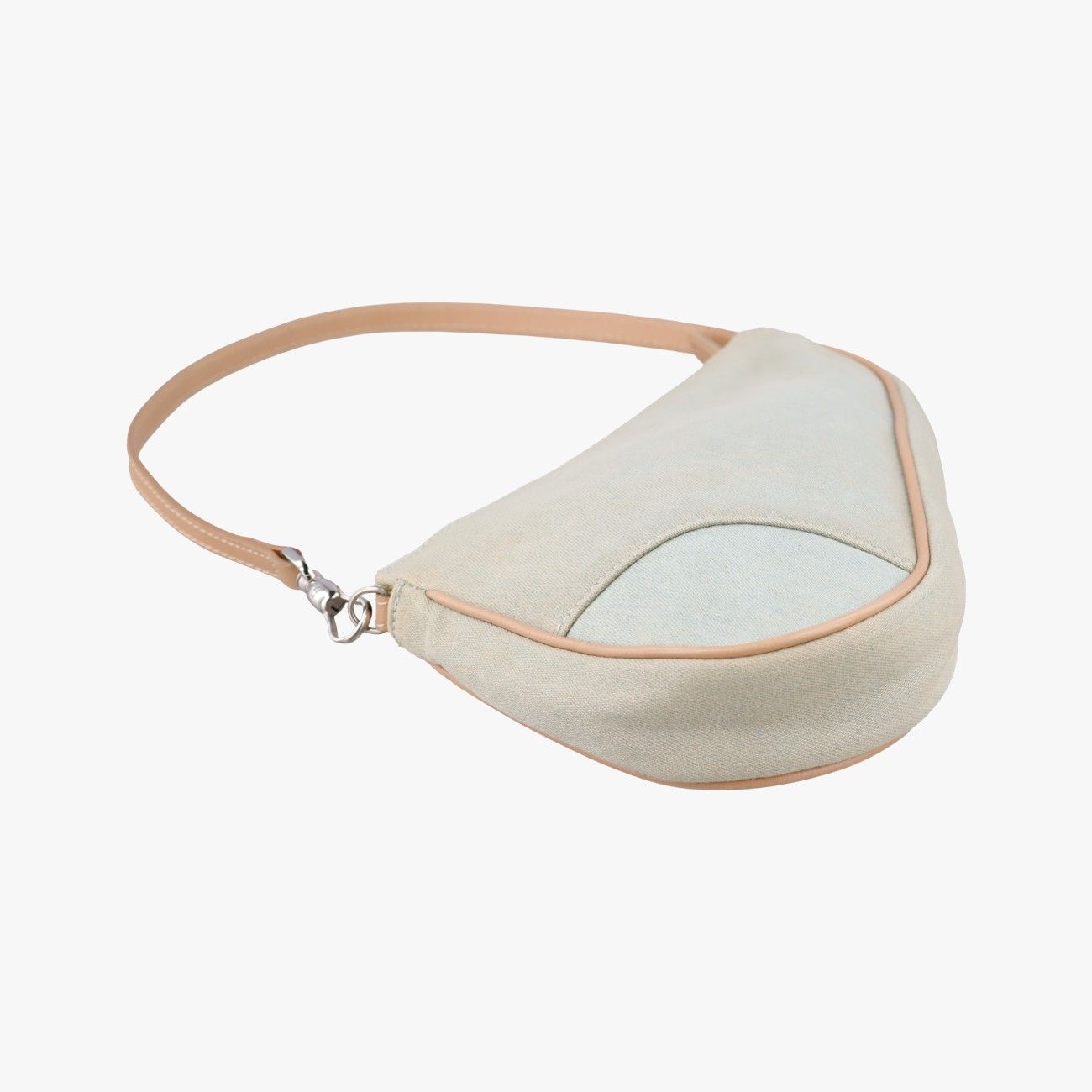 Dior Saddle Blue Fabric PZ Shoulder Bag — view 5