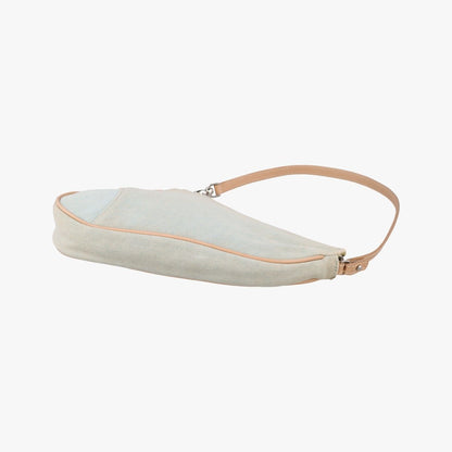 Dior Saddle Blue Fabric PZ Shoulder Bag — view 4