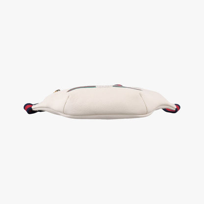 Gucci Print White Leather Handbag — view 3