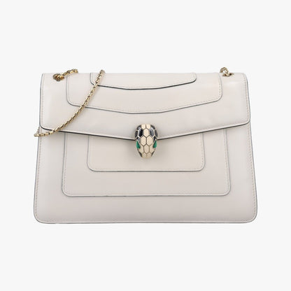 Bvlgari Serpenti Forever White Leather