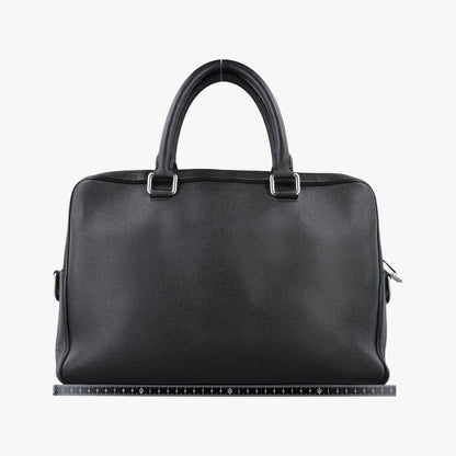 Louis Vuitton Porte Documents Business MM Black Taiga — view 2