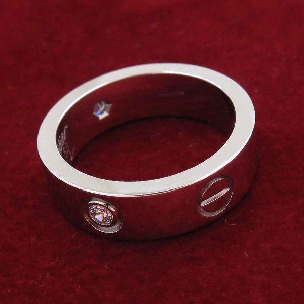 Cartier Love Ring Half Diamond — view 2