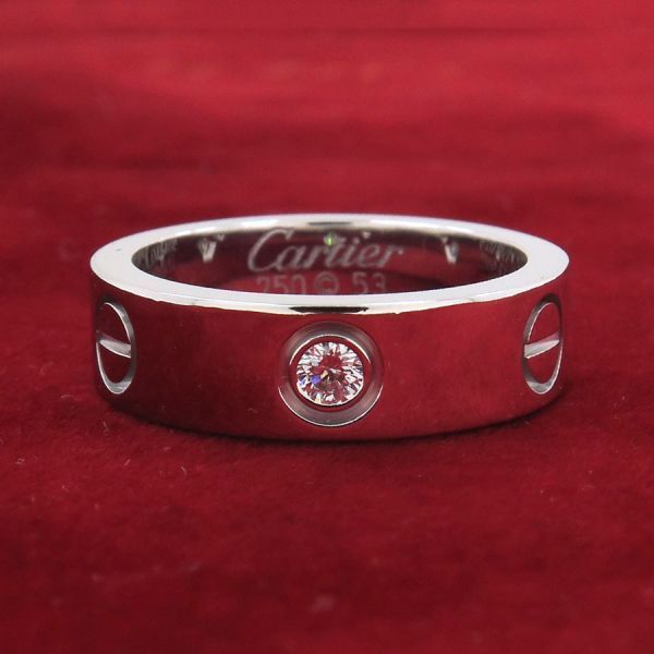 Cartier Love Ring Half Diamond — view 4
