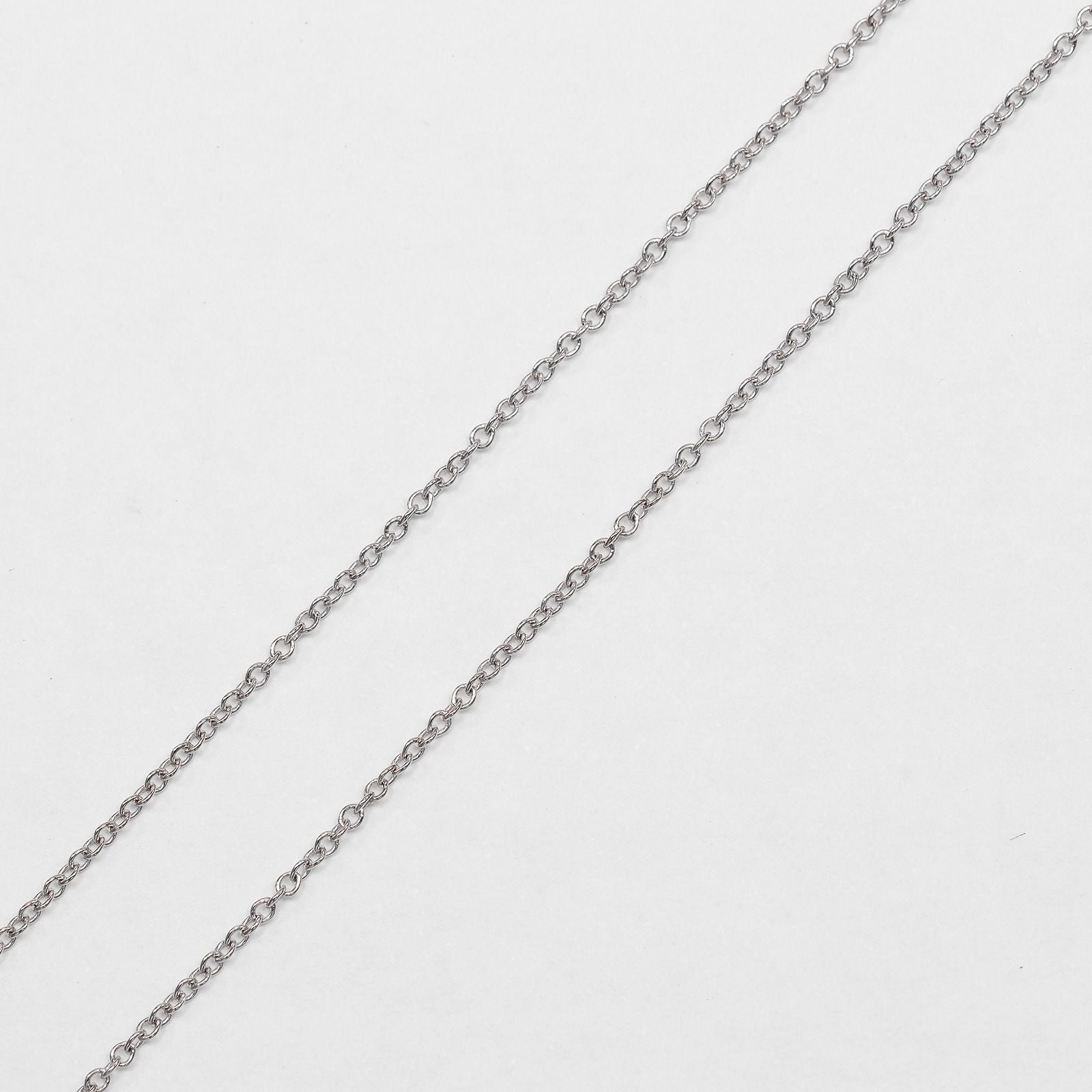 Tiffany & Co Metro Heart 18k White Gold Diamond Necklace — view 7