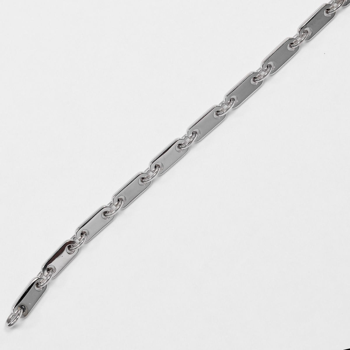 Cartier Figaro 17.3 18k White Gold Bracelet — view 3