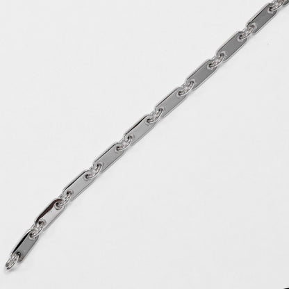 Cartier Figaro 17.3 18k White Gold Bracelet — view 3