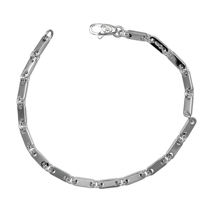 Cartier Figaro 17.3 18k White Gold Bracelet
