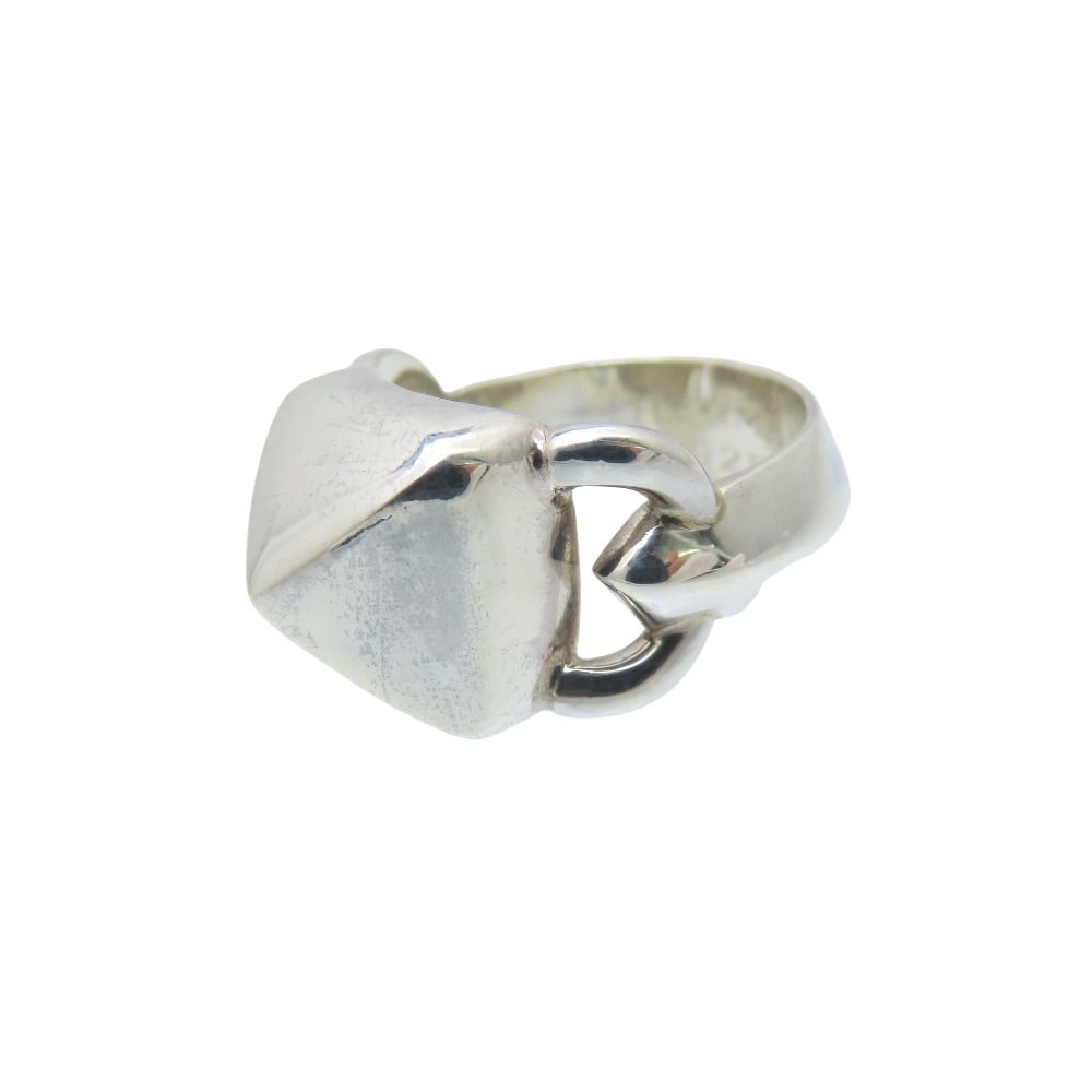 Hermes Vintage Medor 925 Sterling Silver Ring — view 5
