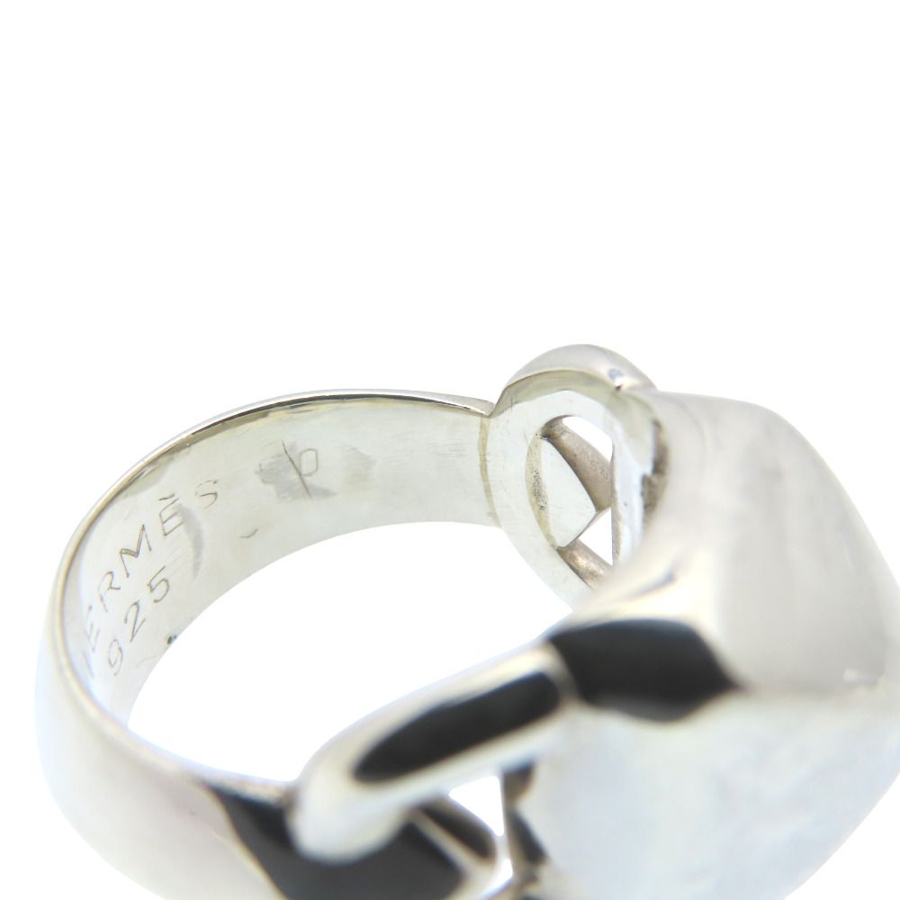 Hermes Vintage Medor 925 Sterling Silver Ring — view 8