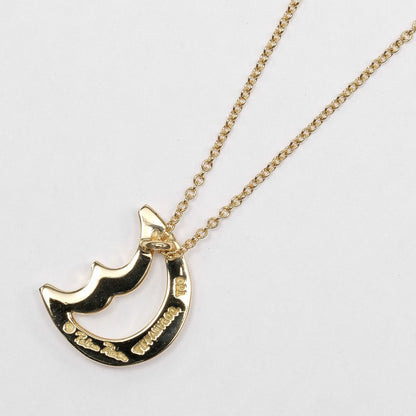 Tiffany & Co Crescent Moon 18k Yellow Gold Necklace — view 3