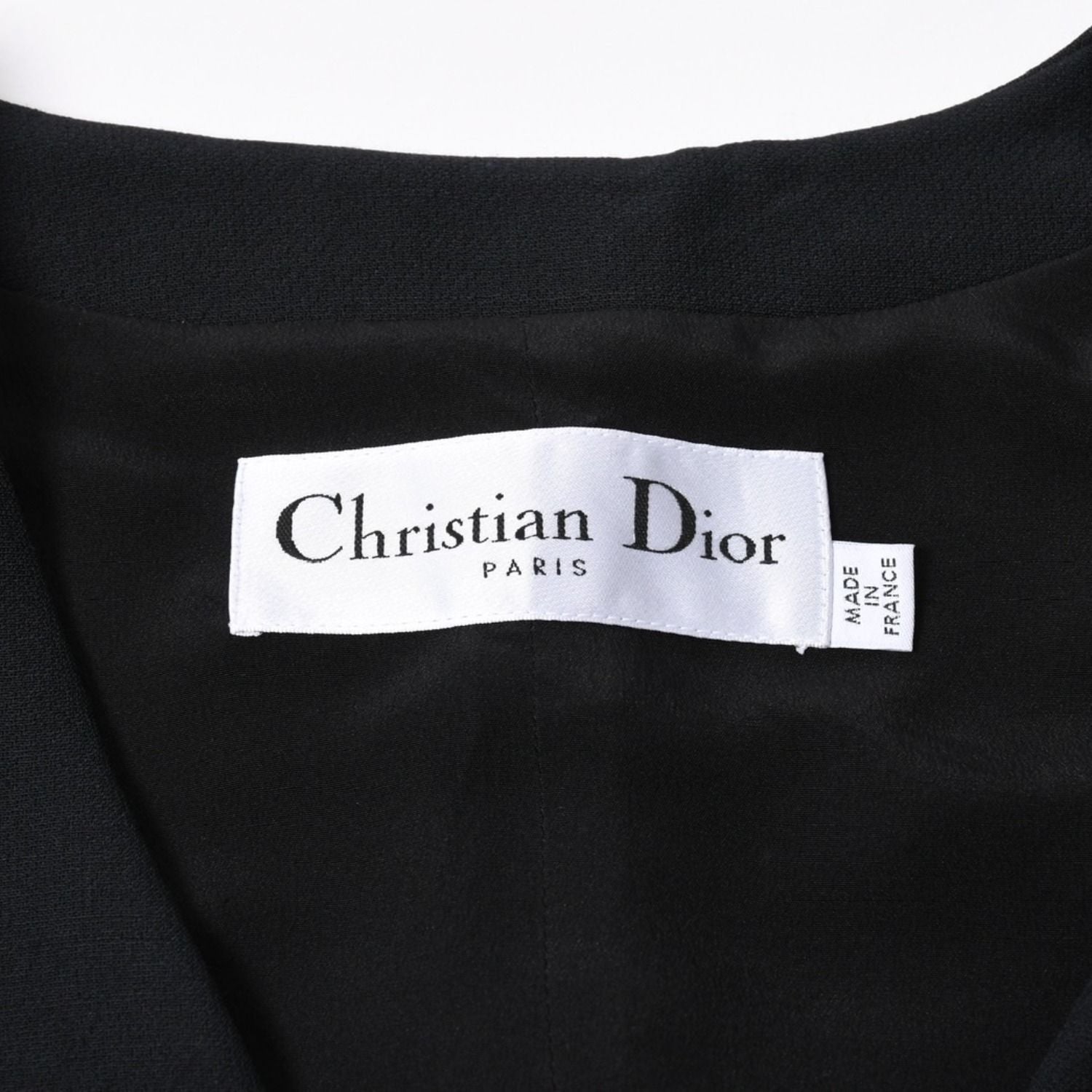 Dior Vest Wool Silk Black — view 5