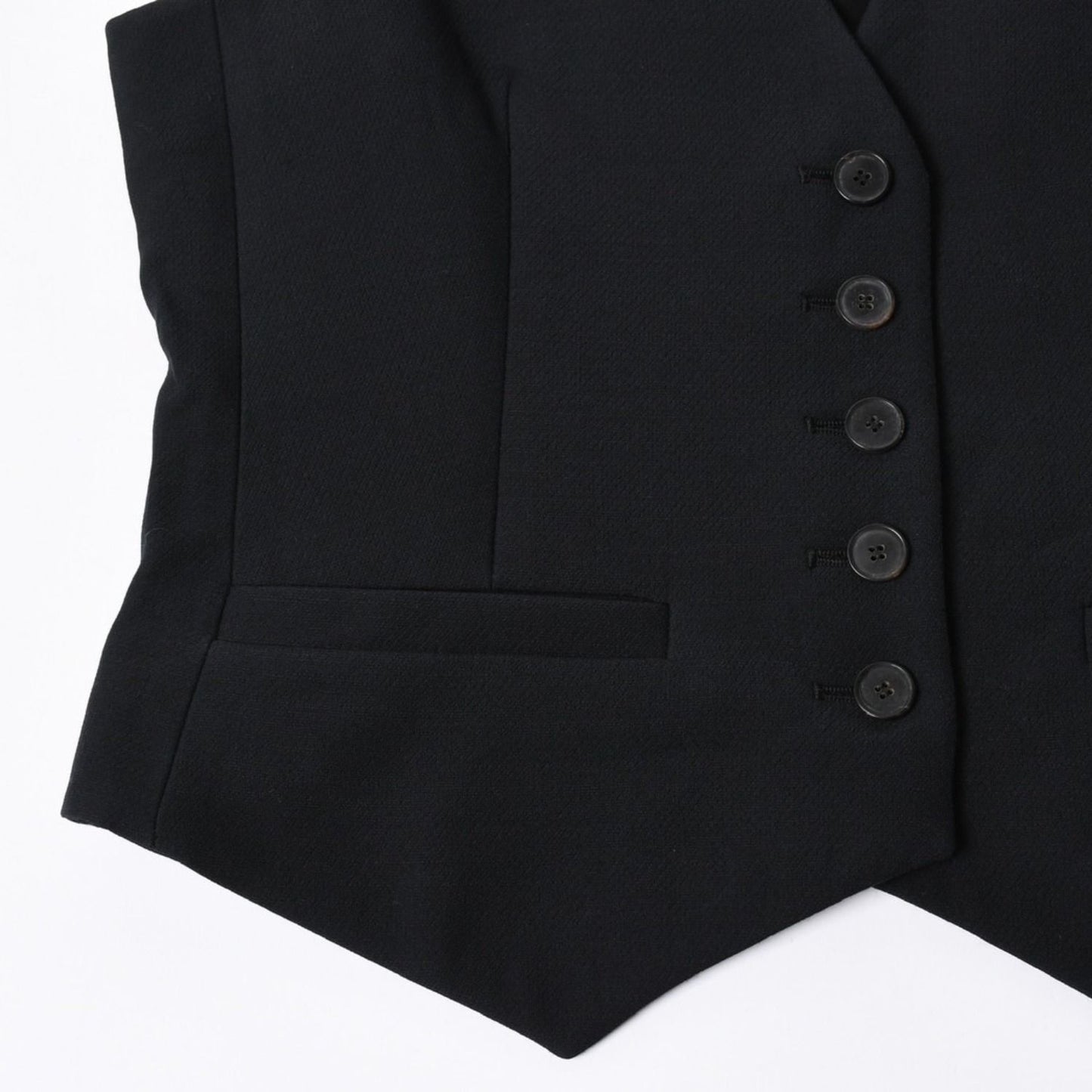 Dior Vest Wool Silk Black — view 6