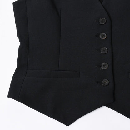 Dior Vest Wool Silk Black — view 6
