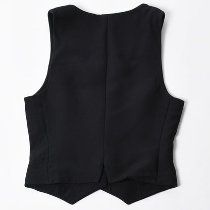 Dior Vest Wool Silk Black — view 2