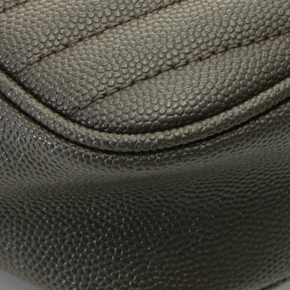 Saint Laurent Lou Mini Shoulder Bag Leather Gray with Tassel — view 5