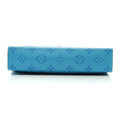 Louis Vuitton Gaston Wearable Wallet Taigarama Tropical Blue Shoulder Bag — view 3