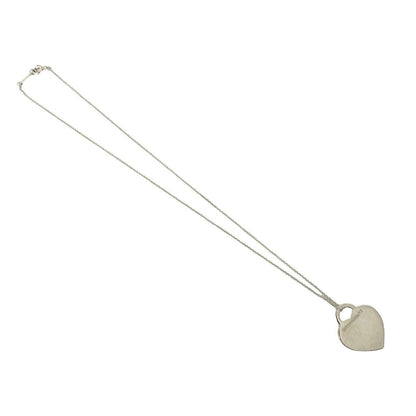 Tiffany & Co Vintage Notes Heart Tag Necklace 925 Sterling Silver — view 6