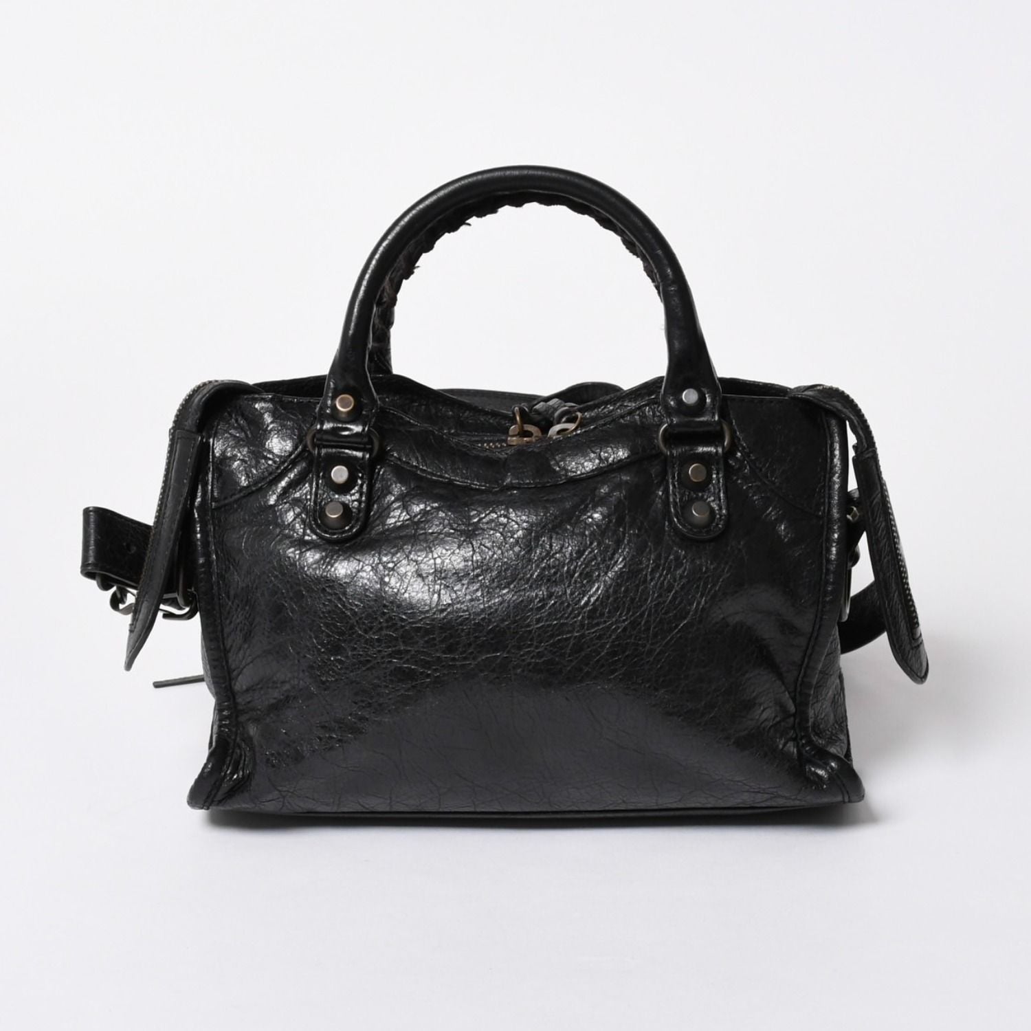 Balenciaga Classic Mini City 2-Way Shoulder Bag Black — view 2