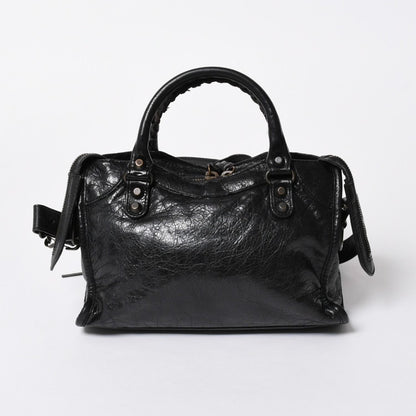 Balenciaga Classic Mini City 2-Way Shoulder Bag Black — view 2