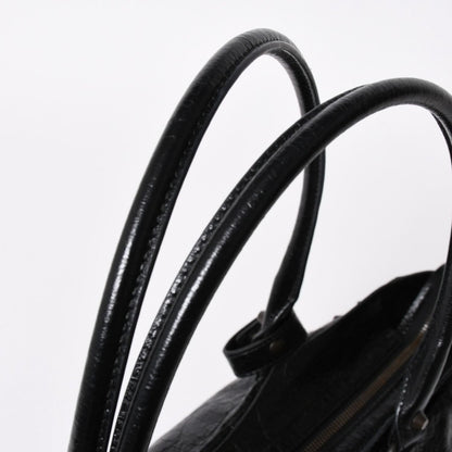 Balenciaga le City East West Tote Shoulder Bag Model Black Blanc — view 5