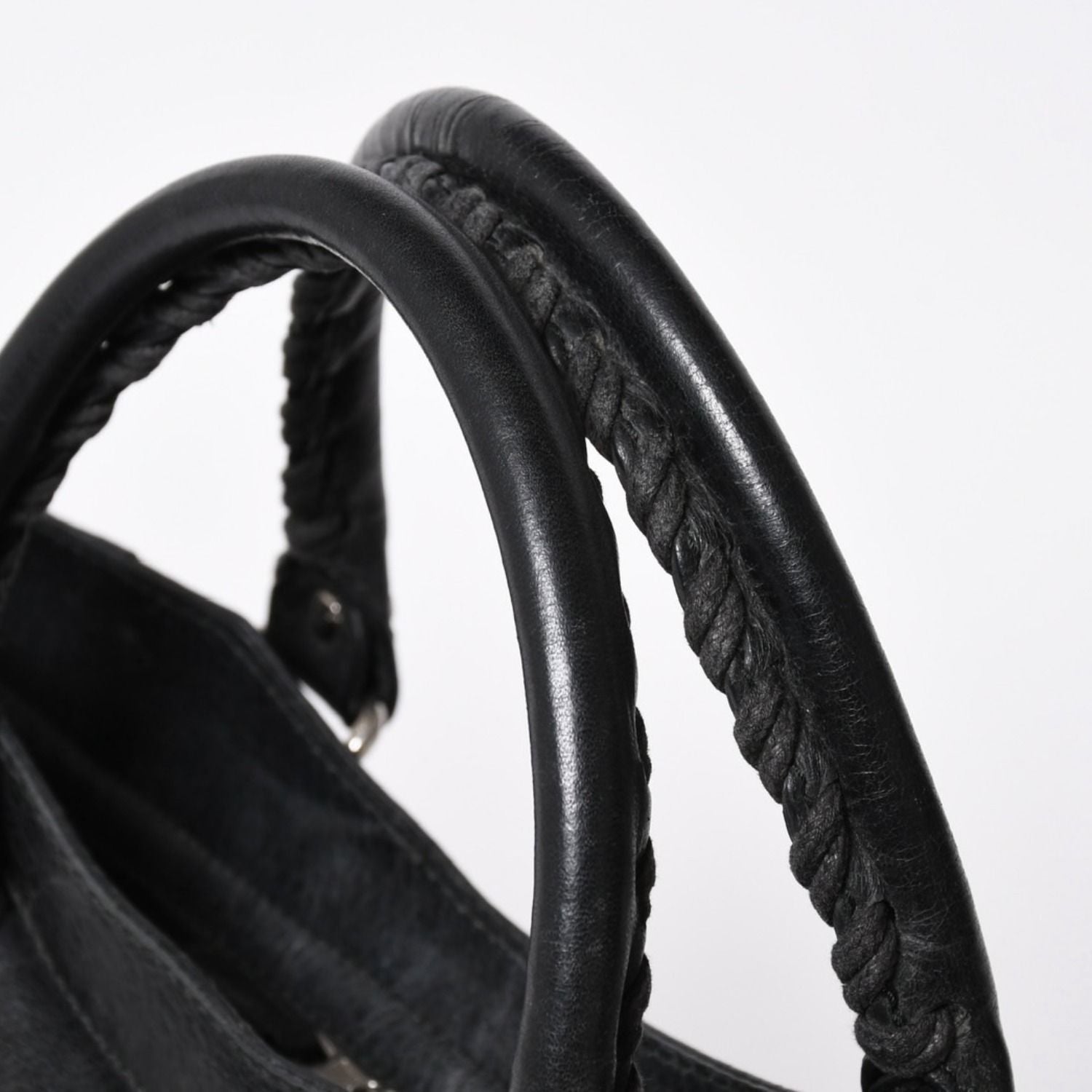 Balenciaga the Giant Velo 2-Way Shoulder Bag Black Silver — view 8