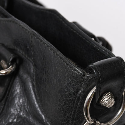 Balenciaga the Giant Velo 2-Way Shoulder Bag Black Silver — view 6