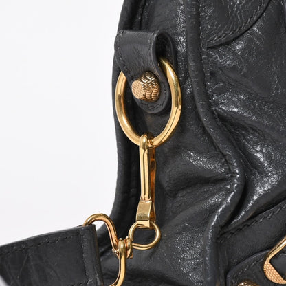 Balenciaga le City Mini 2-Way Shoulder Bag Gray Gold — view 7