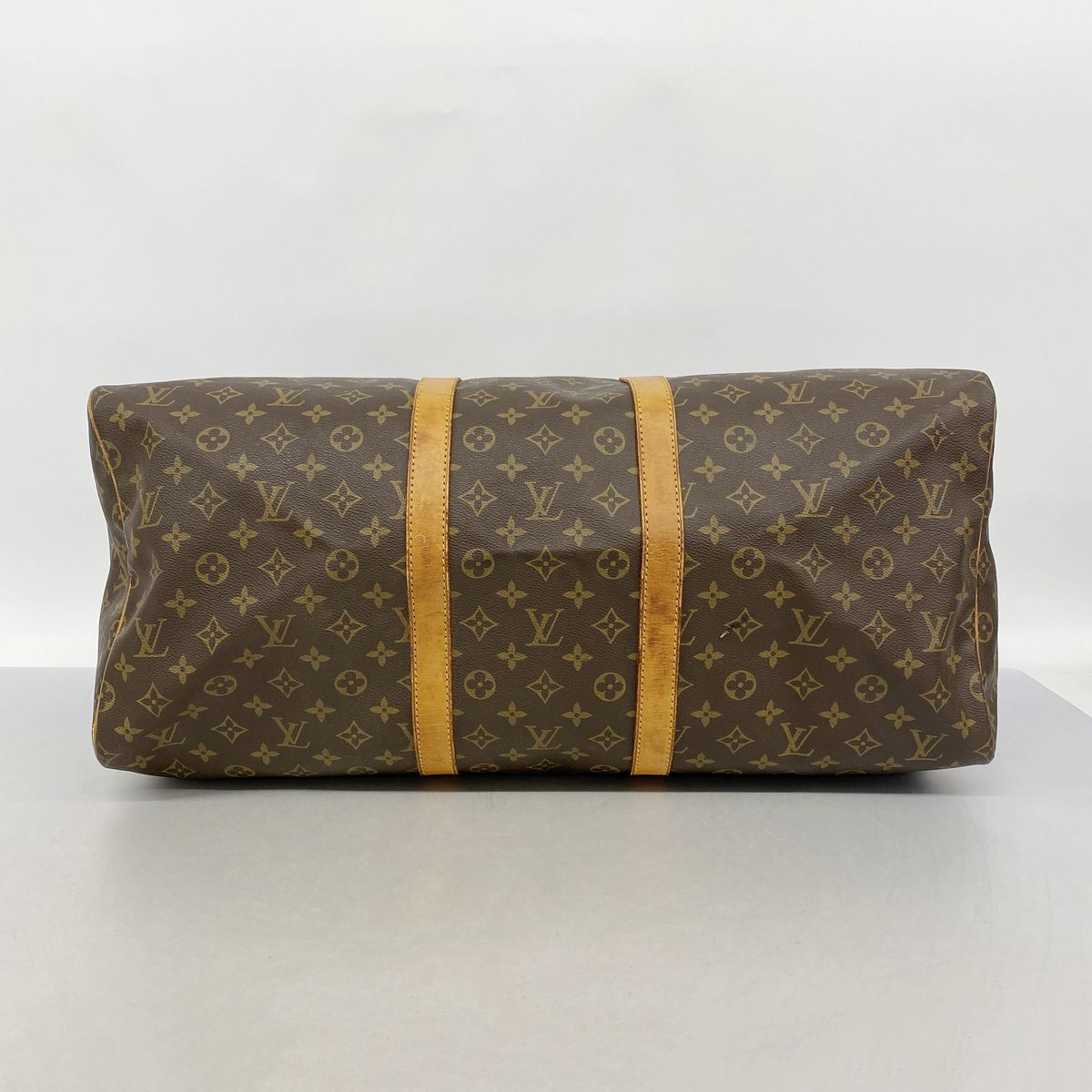 Louis Vuitton Boston Bag Monogram Keepall 55 Brown — view 3