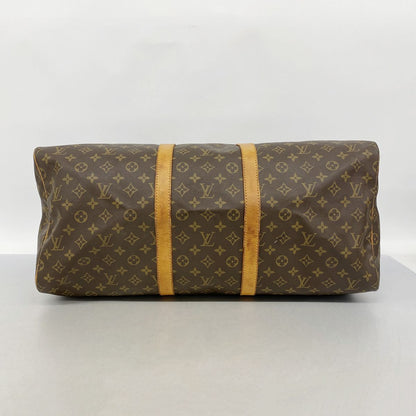 Louis Vuitton Boston Bag Monogram Keepall 55 Brown — view 3