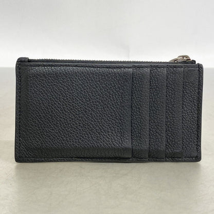 Dior Coin Purse Leather Black Silver — view 8