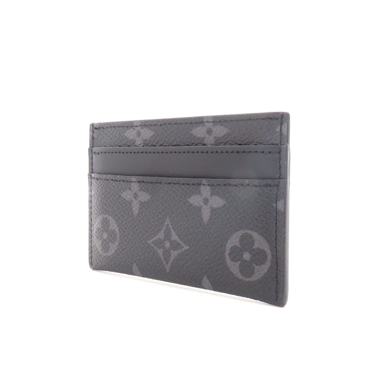 Louis Vuitton Card Case Double Monogram Eclipse Black — view 2