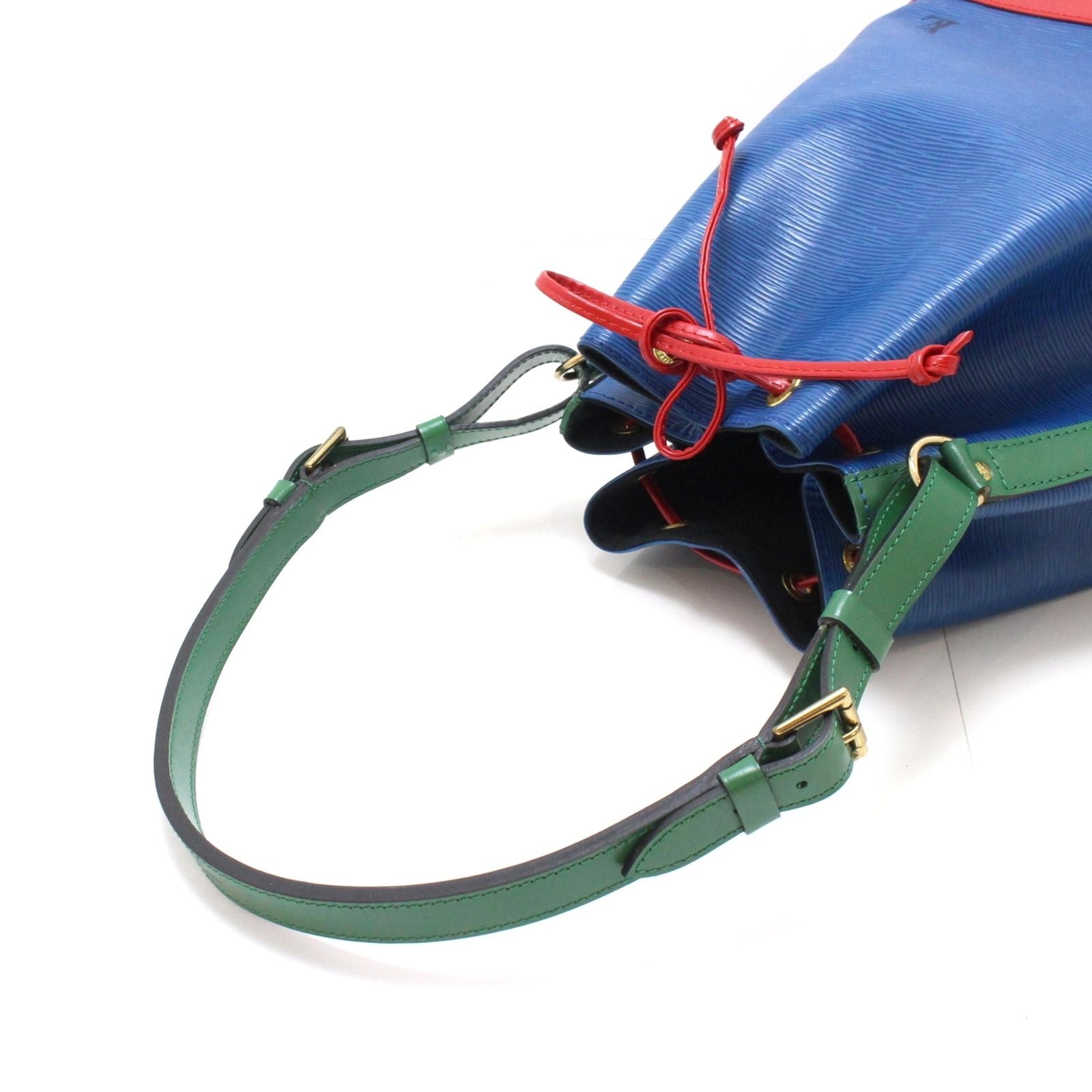 Louis Vuitton Noe Tote Bag Epi Leather Toledo Blue Red Green — view 3