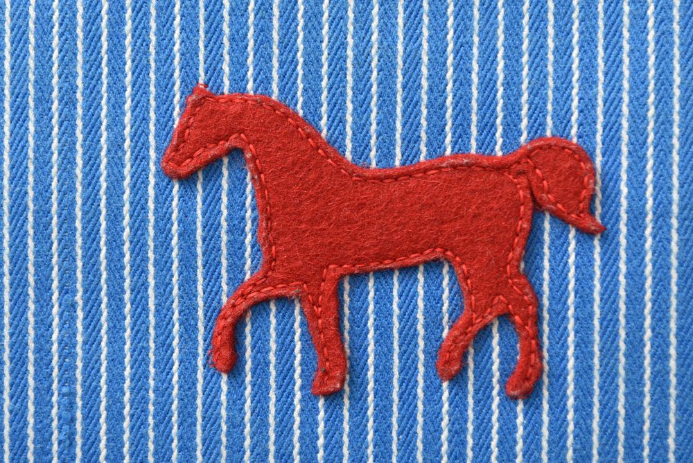 Hermes Pouch Trousse Flat GM Baby Series Rocking Horse — view 2