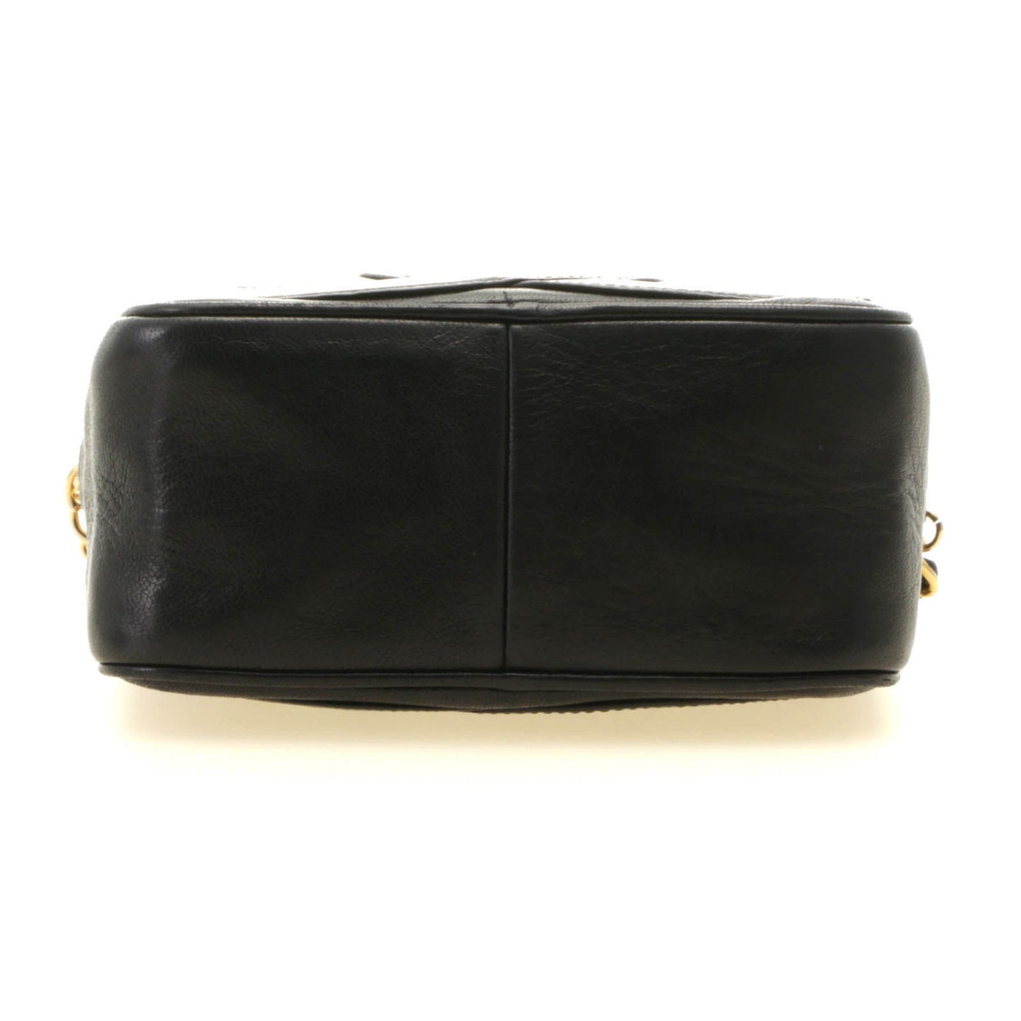 Chanel CC Logo Tassel Chain Shoulder Black Gold Lambskin Bag — view 3